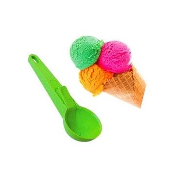 Buffer Pratik Mandallı Plastik Dondurma Servis Sunum Kepçesi Kaşığı