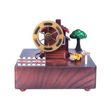Buffer® Şehir Etrafında Dönen Uçak Müzik Kutusu