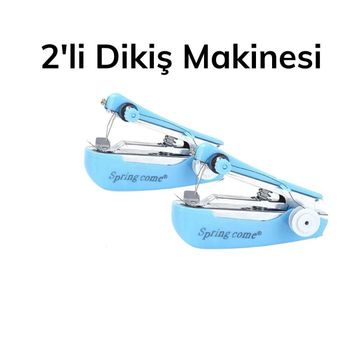 Buffer Spring Come Mini Kolay Seyehat ve Ev Tipi El Dikiş Dikme Makinası