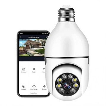 Buffer WiFi 360 Panoramik Ampul Kamera Gece Görüş Ses Akıllı Hareket Algılayıcı