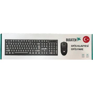 Bugatek Bgrofs Kablolu Standart Q Klavye ve Mouse Set