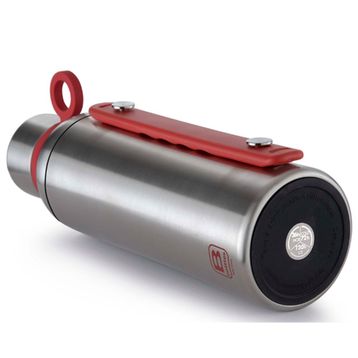 Bugatti 1500 ml Termo Taşıma Kulplu Paslanmaz Çelik Mat Gümüş Termos