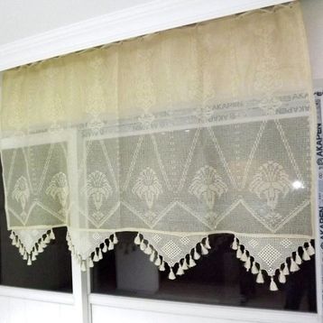 Buldan 140x250 El İşi Dantelli Perde