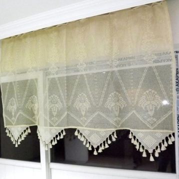 Buldan 140x250 El İşi Dantelli Perde