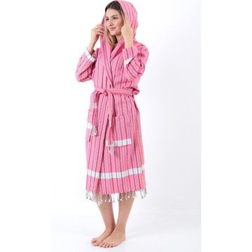 Buldan Concept Pembe Sunaz Peştemal Bornoz