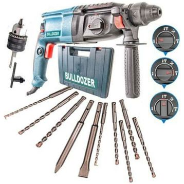 Bulldozer Bulldozer GT-2800 W Kırıcı Delici 4.8 Joul 20 Adet Uç Darbeli Matkap
