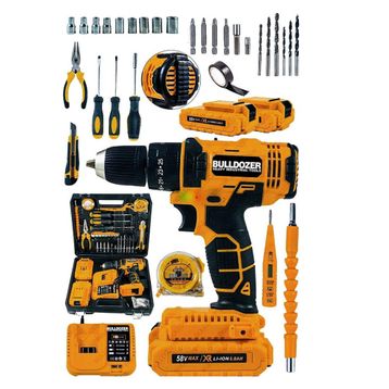Bulldozer Maximum 58 V 36 Parça Akülü Şarjlı Vidalama Matkap