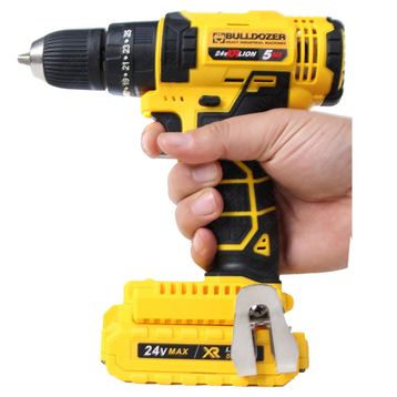 Bulldozer Maximum Set 36 Parça Darbeli Akülü Vidalama Şarjlı Matkap