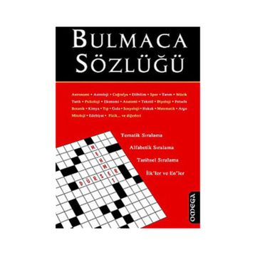 BULMACA SÖZLÜĞÜ - MEHMET DÜRSER