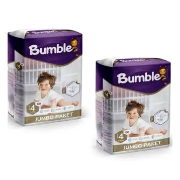 Bumble No:4 Maxi 120 Adet Bebek Bezi