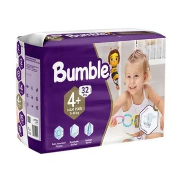 Bumble No:4+ Maxi Plus 32 Adet Bebek Bezi