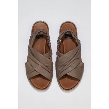 Buneo Shoes 01WU3005 Gümüş Deri Kadın Sandalet