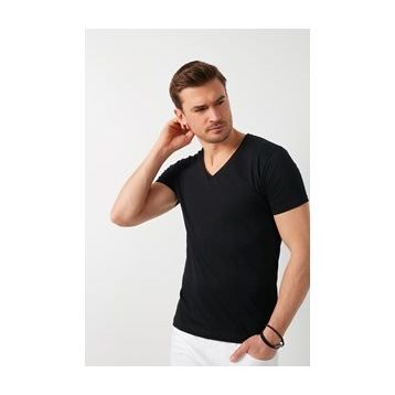 Buratti 5412001 Siyah Erkek Tshirt
