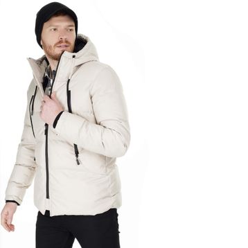 Buratti 5717101 Taş Slim Fit Kapüşonlu Erkek Mont