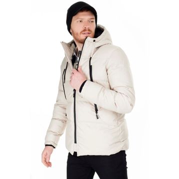 Buratti 5717101 Taş Slim Fit Kapüşonlu Erkek Mont