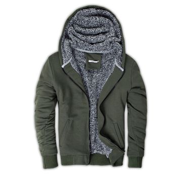 Buratti 575708 Siyah İçi Kürklü Kapüşonlu Sweatshirt Erkek Mont