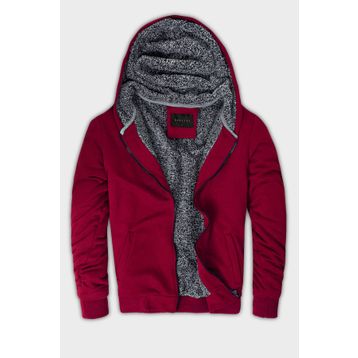 Buratti 575708 Siyah İçi Kürklü Kapüşonlu Sweatshirt Erkek Mont