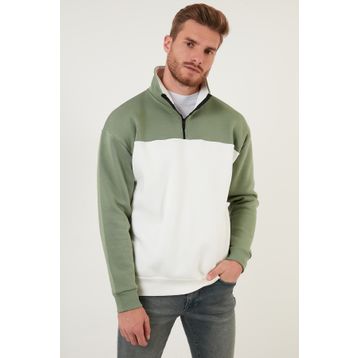 Buratti 59053431 Ekru Erkek Sweatshirt