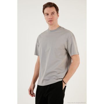 Buratti 5905446 Pamuklu Relaxed Fit Sıfır Yaka Erkek Tişört