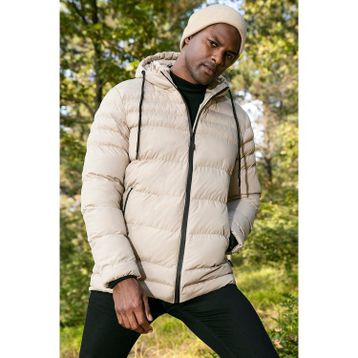 Buratti 649005 - Taş Su Itici Slim Fit Soğuğa ve Rüzgara Dayanıklı Kapüşonlu Şişme Erkek Mont