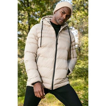 Buratti 649005 - Taş Su Itici Slim Fit Soğuğa ve Rüzgara Dayanıklı Kapüşonlu Şişme Erkek Mont