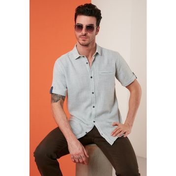 Buratti CF21S111766 Mavi Erkek Gömlek