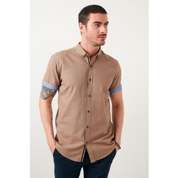 Buratti CF21S112546 Toprak Erkek Gömlek
