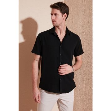 Buratti CF23S113139 Siyah Erkek Gömlek