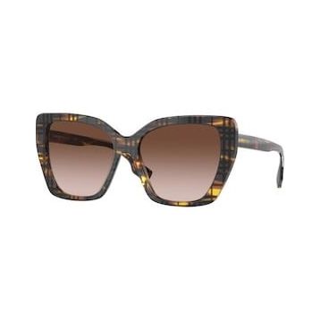 Burberry 4366 398113 55 Kadın Kahve Çekik Çerçeve Güneş Gözlüğü