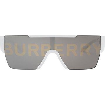Burberry BE4291 Dikdörtgen Beyaz Erkek Güneş Gözlüğü