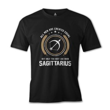 Burç Sagittarius Siyah Erkek T-Shirt