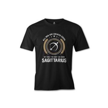 Burç Sagittarius Siyah Erkek T-Shirt