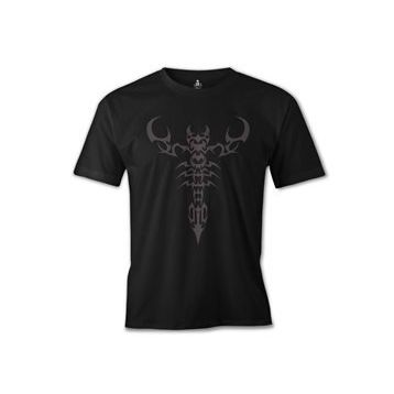 Burç Scorpio Tatoo Siyah Erkek Atlet