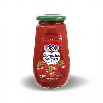 Burcu 600 gr Domates Salçası Cam