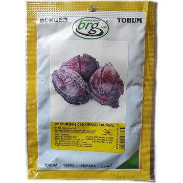 Burgen Tohum 10 gr Sivribaş 016 Kırmızı Lahana Tohumu