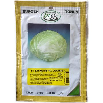 Burgen Tohum Bafra 10 gr Beyaz Lahana Tohumu