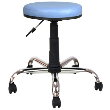 Bürocci 2999D0119 Mavi Metal Ayaklı Tabure