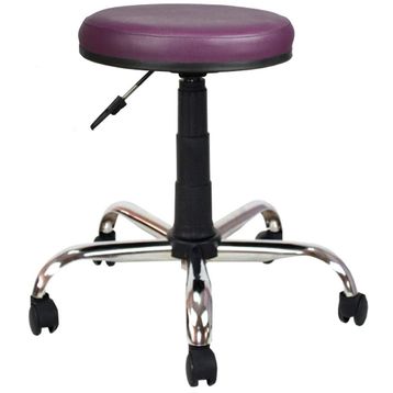 Bürocci 2999D0124 Mor Metal Ayaklı Tabure