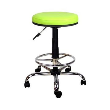 Bürocci 2999T0110 Yeşil Metal Ayaklı Yüksek Tabure