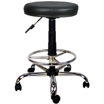 Bürocci 2999T0110 Yeşil Metal Ayaklı Yüksek Tabure