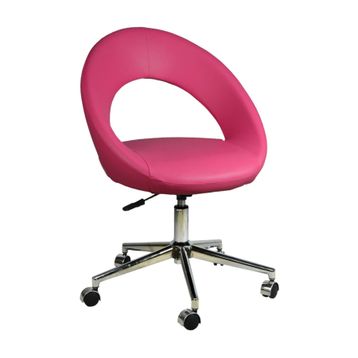 Bürocci Miranda Pembe Metal Ayaklı Çalışma Koltuğu