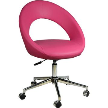 Bürocci Miranda Pembe Metal Ayaklı Çalışma Koltuğu