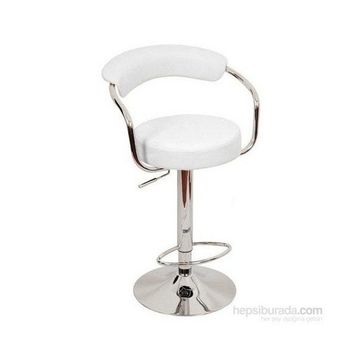 Bürocci Monica 9510Q0109 Beyaz Bar Taburesi