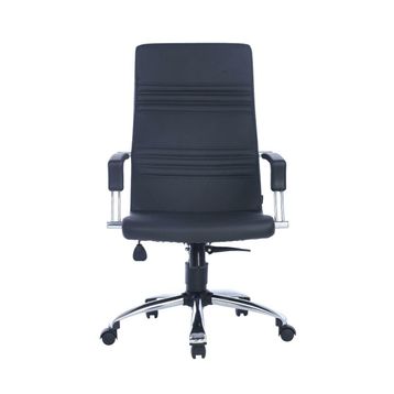 Bürosit Dolphin 9 Krom Siyah Yönetici Koltuğu