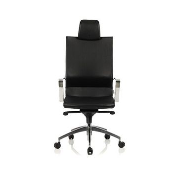 Bürosit Omega 9 Başlıklı Siyah Yönetici Koltuğu