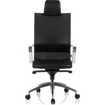 Bürosit Omega 9 Başlıklı Siyah Yönetici Koltuğu