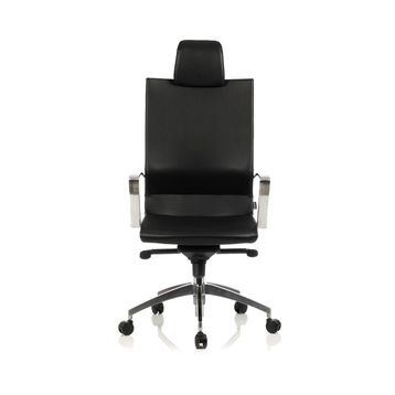 Bürosit Omega 9 Başlıklı Siyah Yönetici Koltuğu