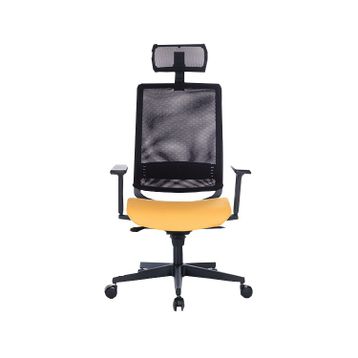 Bürosit Reflex 9 Başlıklı Plastik Siyah Yönetici Koltuğu