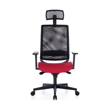 Bürosit Reflex 9 Başlıklı Plastik Siyah Yönetici Koltuğu