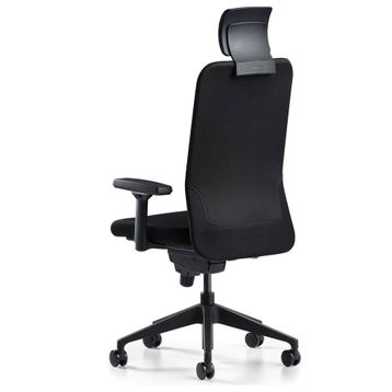 Bürotime Comfy Başlıklı Siyah Çalışma Koltuğu